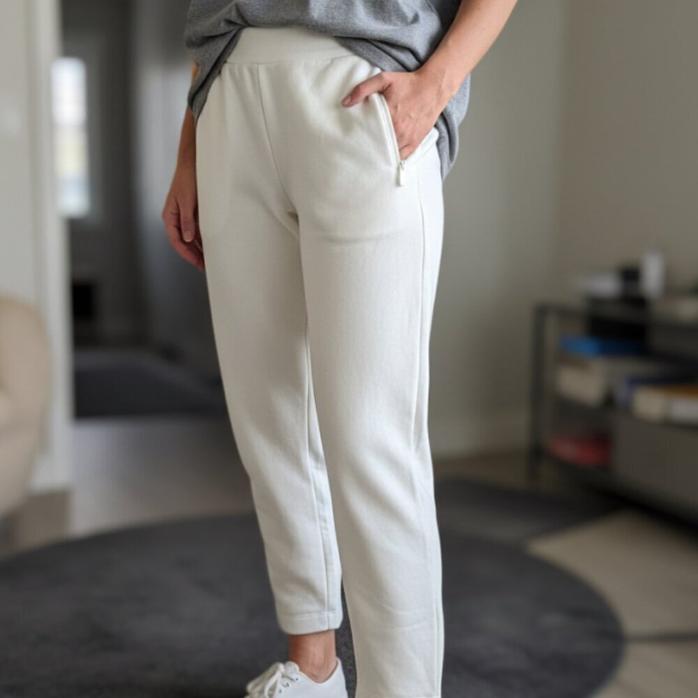 Emporio Armani‎ 3D2P6E Woman's White sweatpants, Size XL